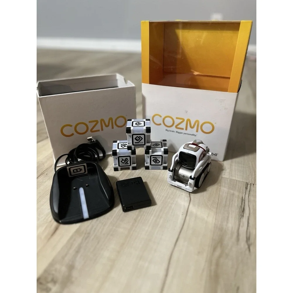 Anki Cozmo‎ Robot Toy With Three Cubes And Charger Tested